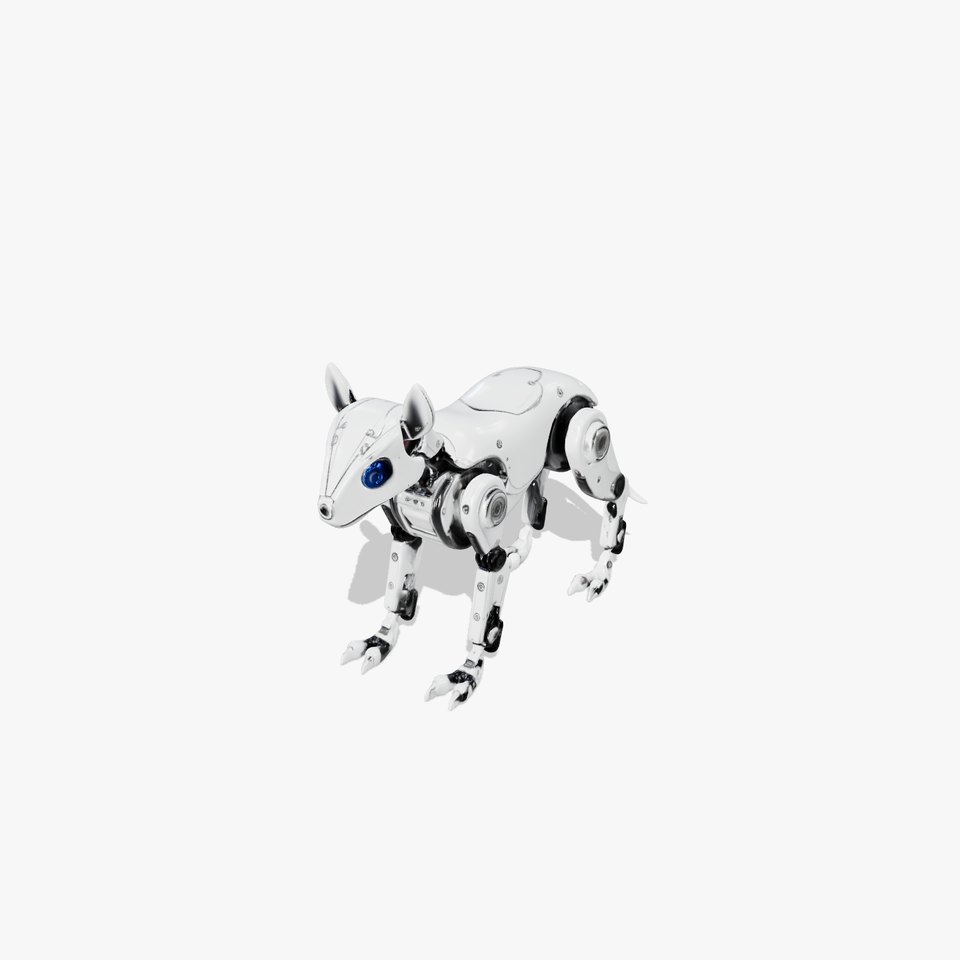 Futuristic Robotic Dog Model Pack
