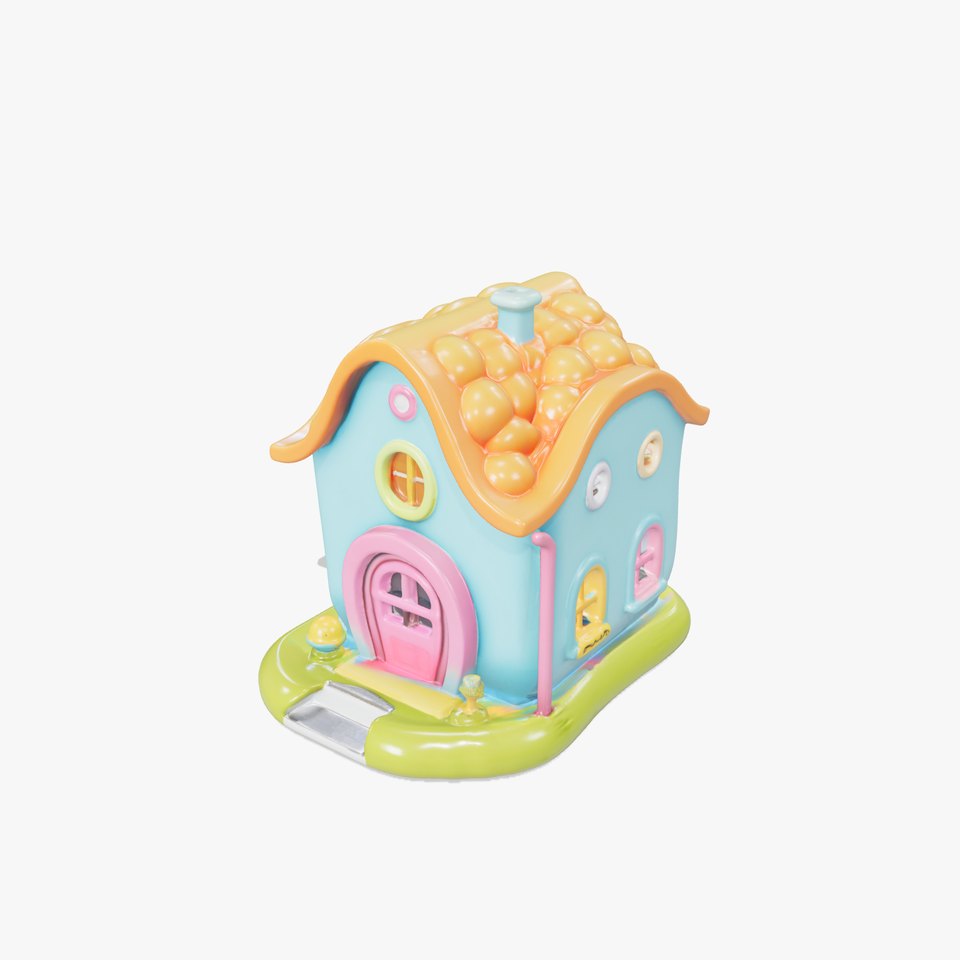Whimsical Cartoon House Model Pack