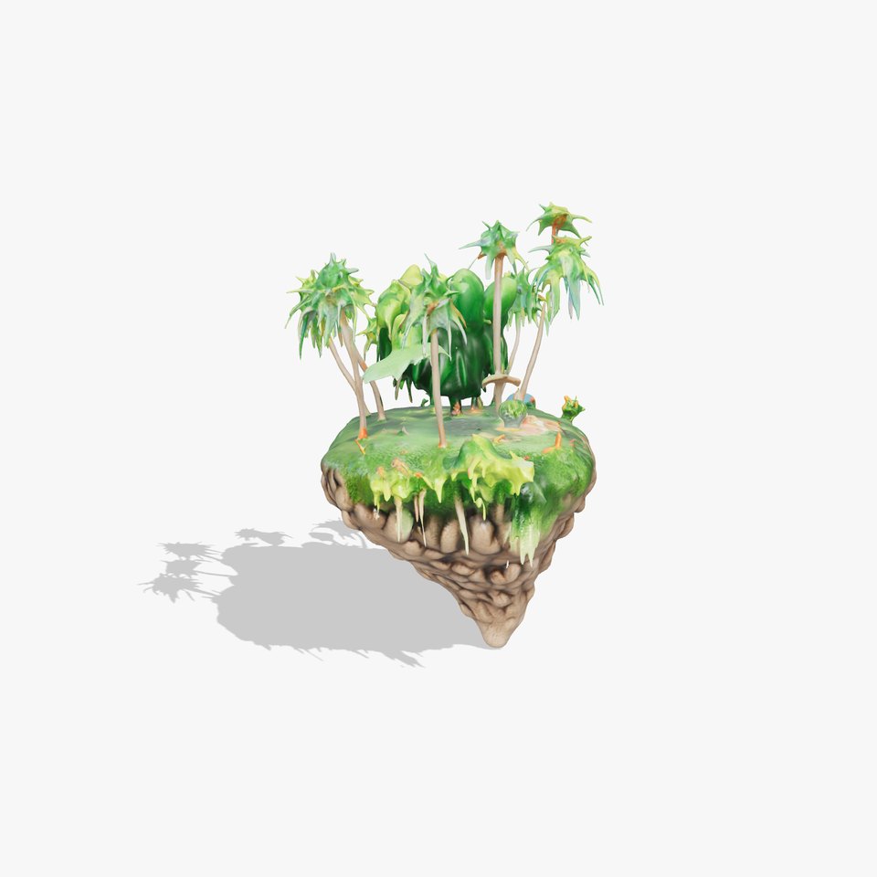 Tropical Island Paradise model pack