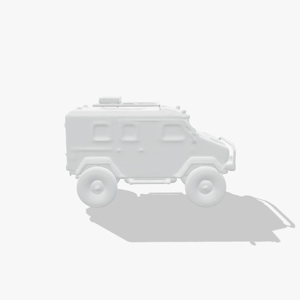 Armored Vehicle Model Pack for HighDetail Rendering and Game Design