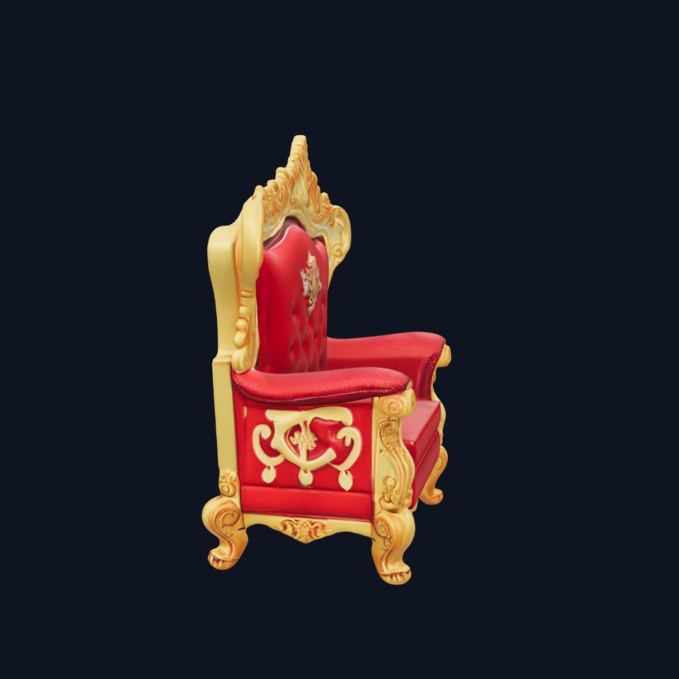 Royal Throne Chair Model Pack