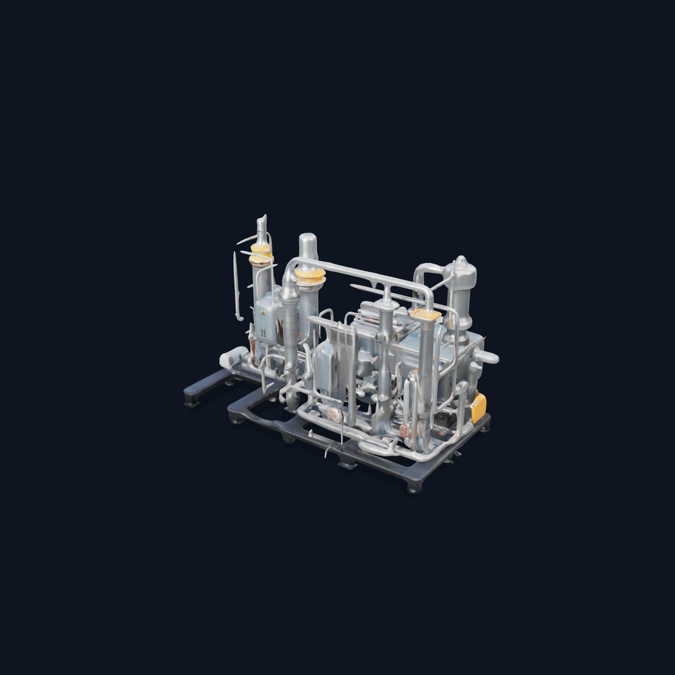 Industrial Machinery Model Pack for Realistic Production Rendering