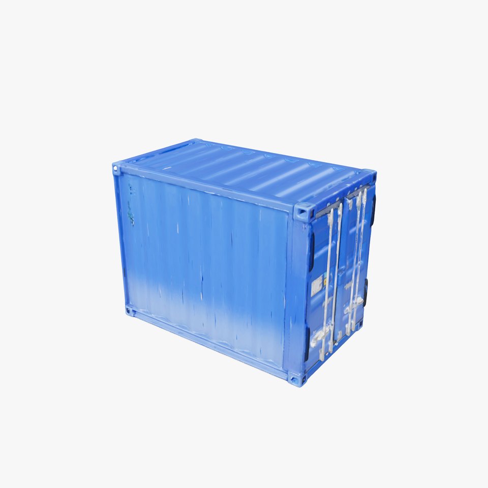 Shipping Container D Model Pack for Game and Film Production