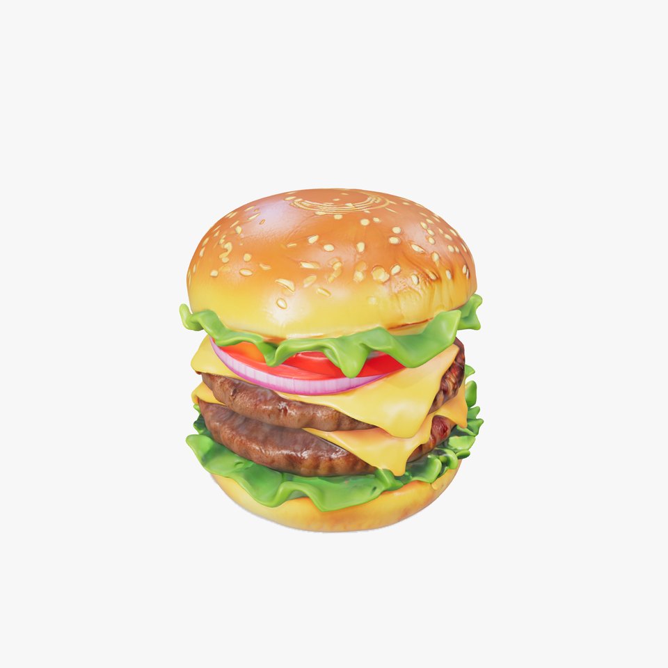 Cheeseburger DoubleStack Model Pack