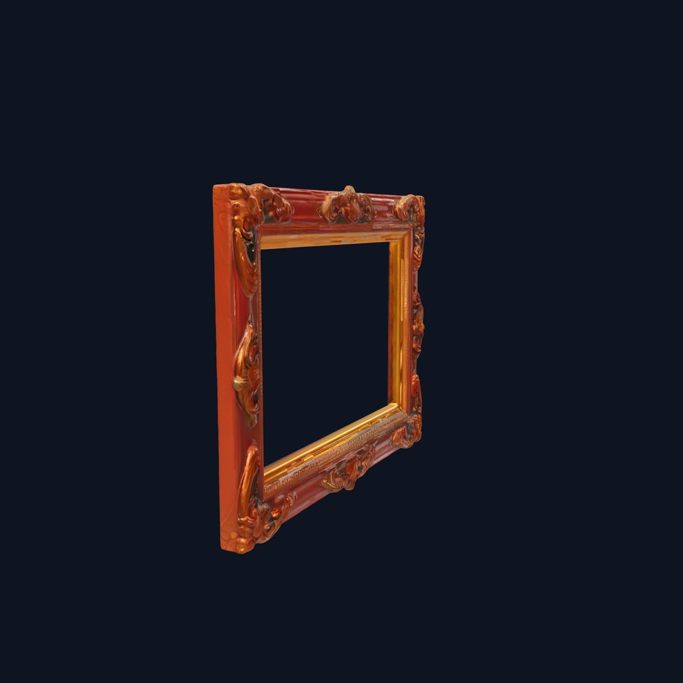 Ornate Vintage Picture Frame Model Pack