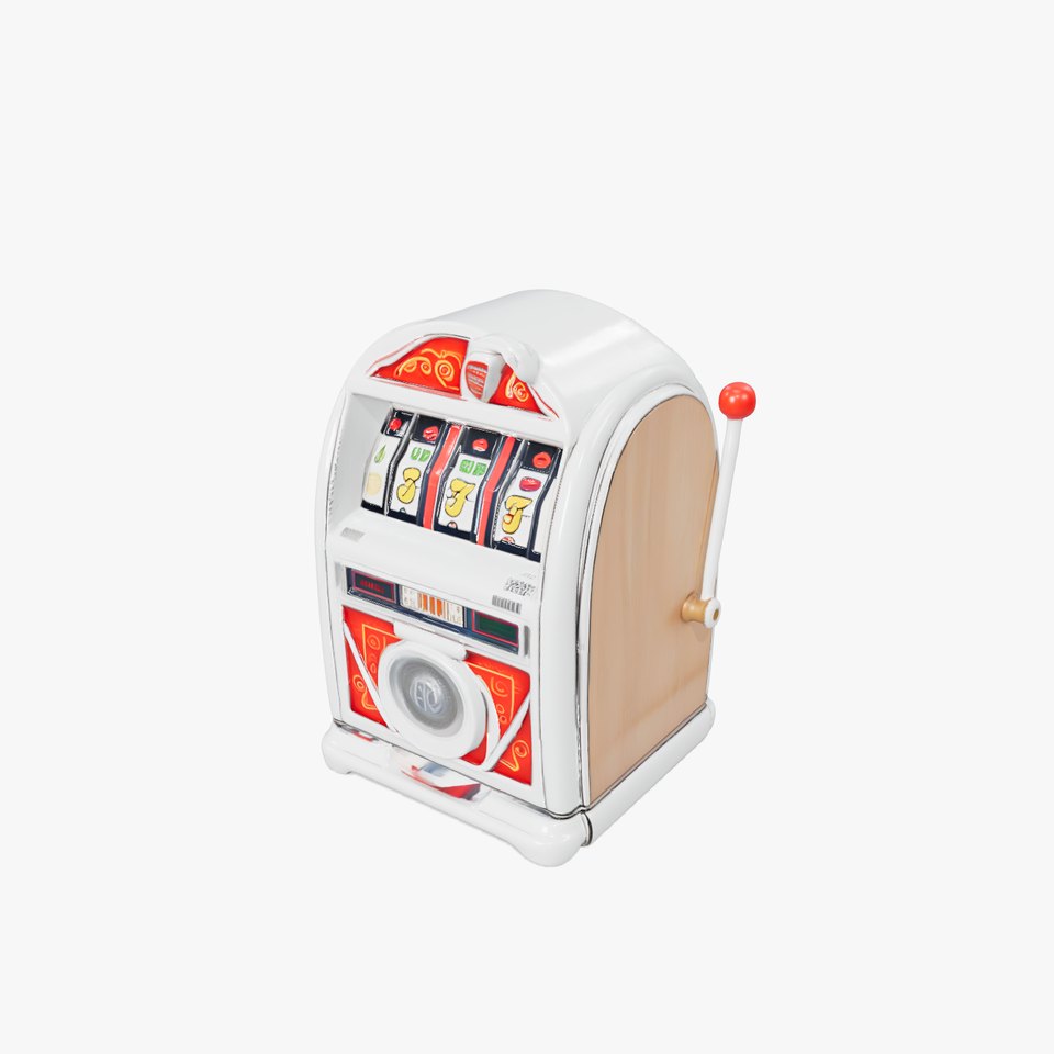 Vintage Slot Machine D Model Pack