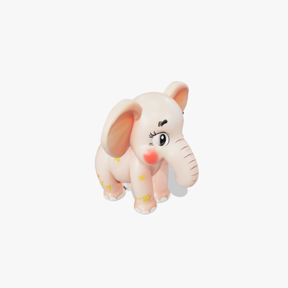 Cartoon Elephant Model Pack for Animation and Games