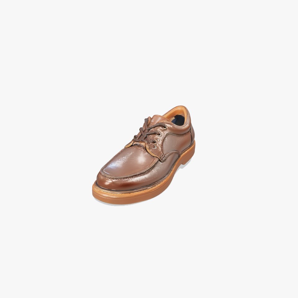 Stylish Brown Leather Shoe D Model Pack