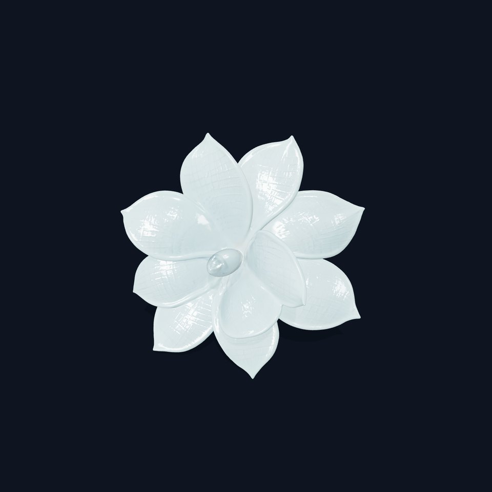 Glowing Lotus Flower Model Pack for Environment Design