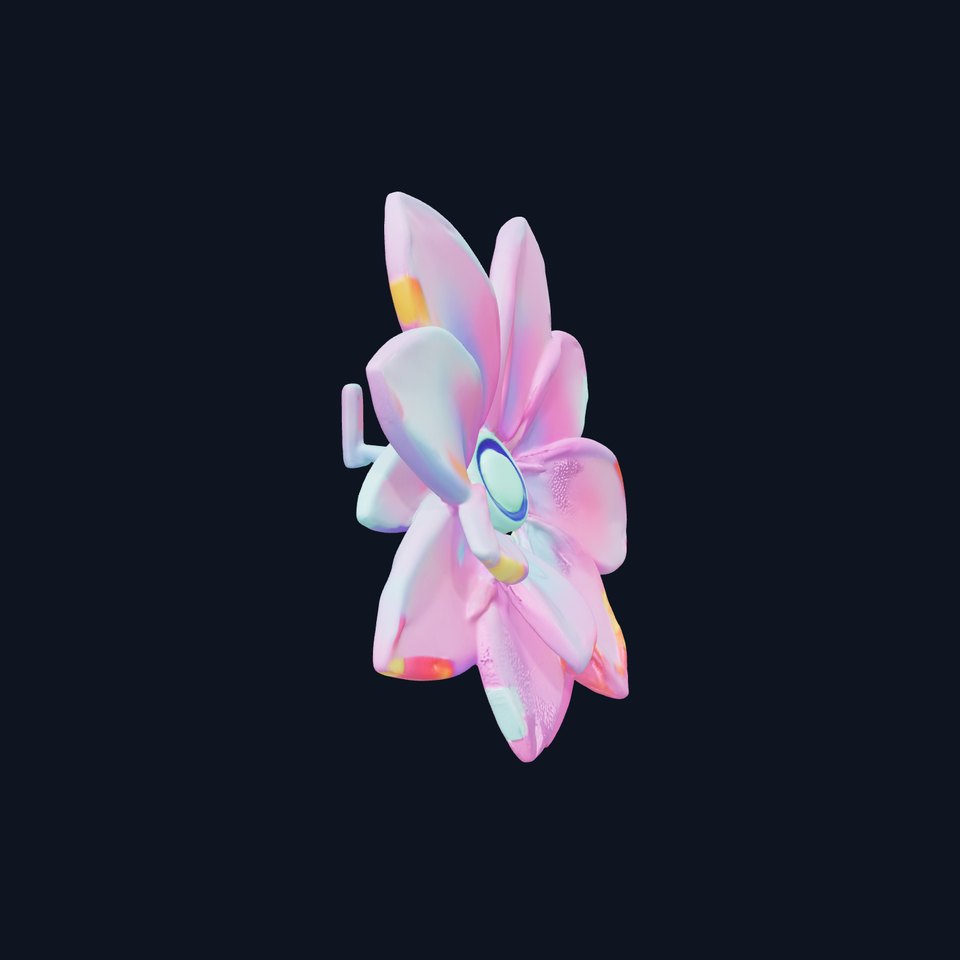 Crystal Flower Gem Model Pack
