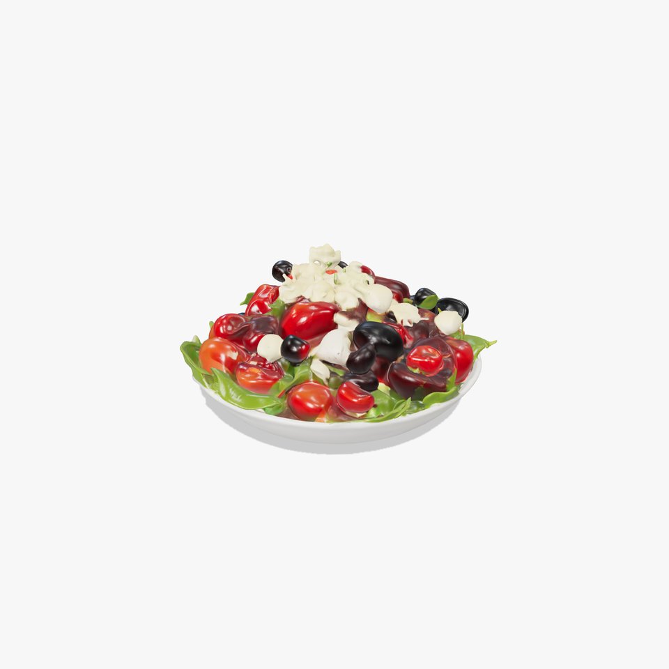 Fresh Greek Salad Model Pack