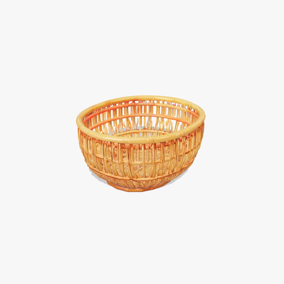 Wicker Basket D Model Pack