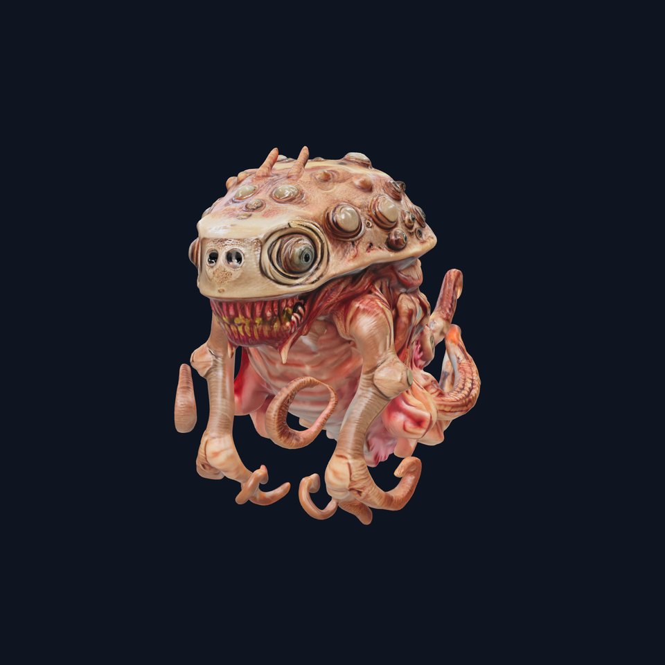 Alien Creature Model Pack for D Rendering and Game Design
