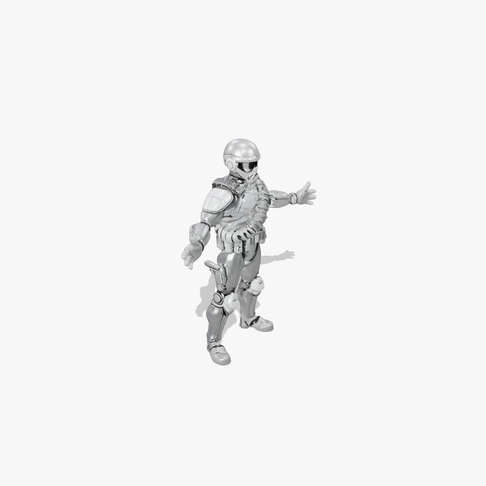 Futuristic Tactical Armored Soldier with Versatile Animations