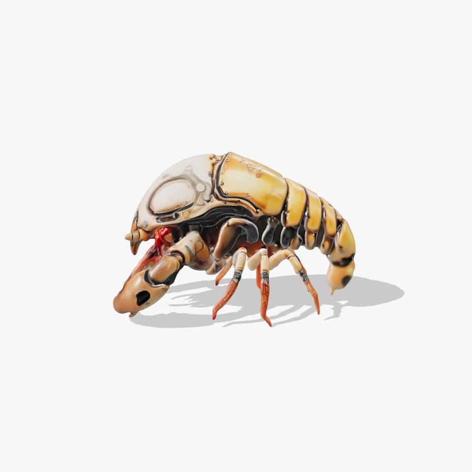 Futuristic Robotic Insect Model Pack