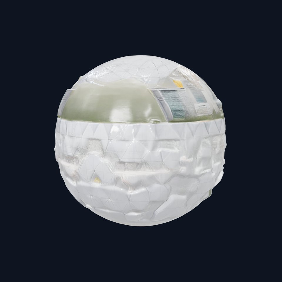 Futuristic City in Sphere Model Pack