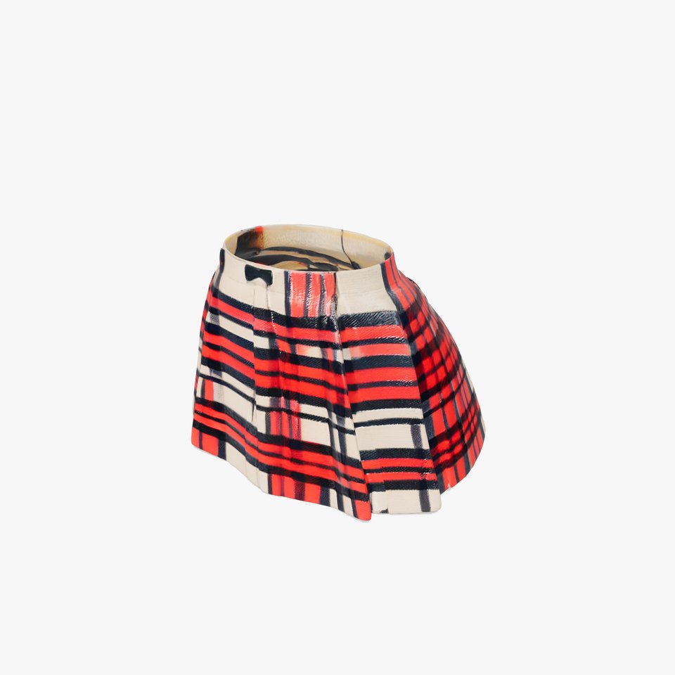 Plaid Skirt Model Pack for Fashion Visualizations