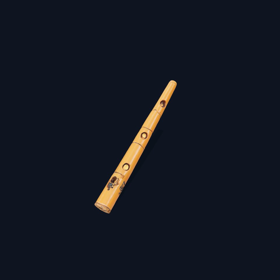 Traditional Bamboo Flute Model Pack
