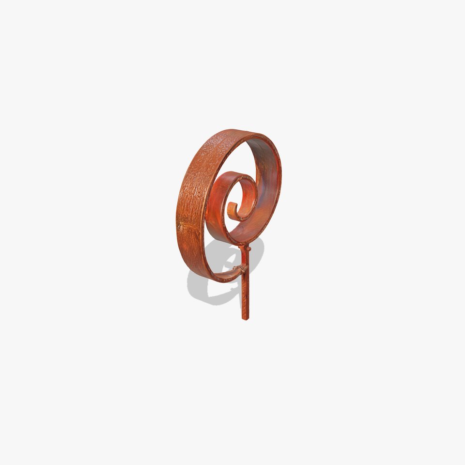 Decorative Iron Spiral Model Pack