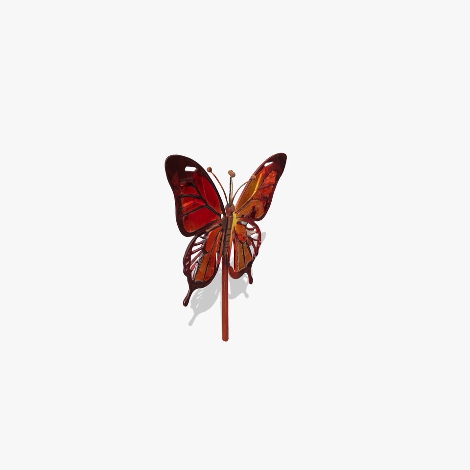 Butterfly Sculpture Model Pack for Realistic Rendering
