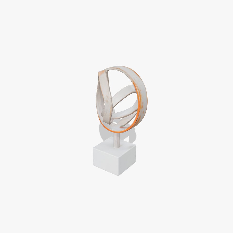 Modern Abstract Metal Sculpture Model Pack