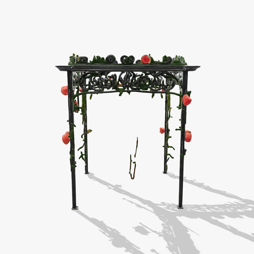 Romantic Floral Gazebo Model Pack