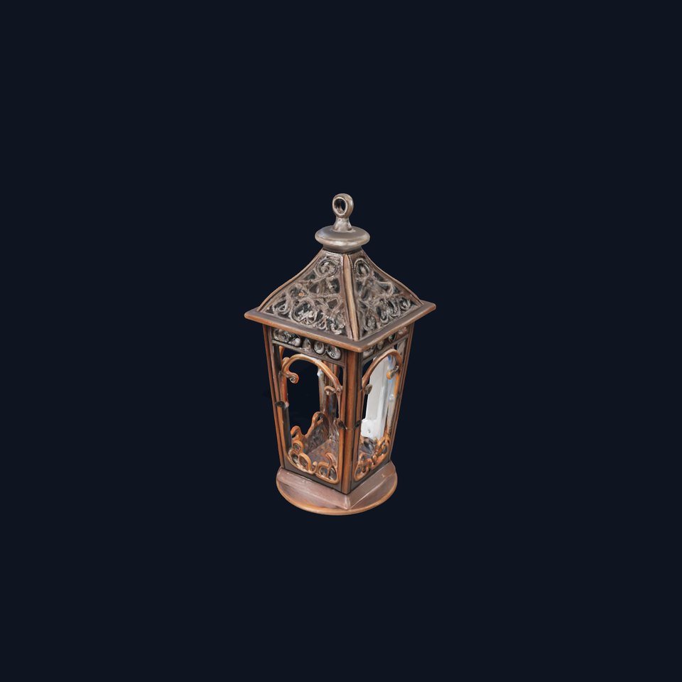 Antique Lantern Model Pack with Decorative Ironwork