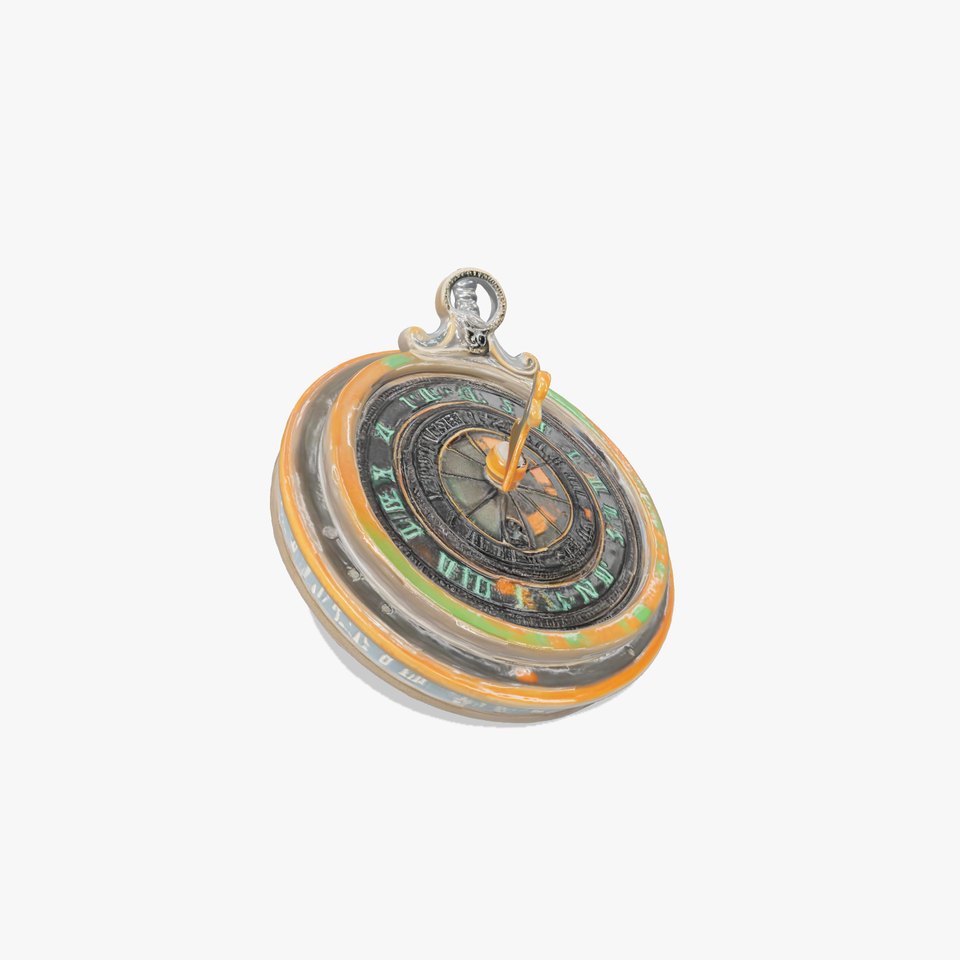 Antique Nautical Sundial Compass Model Pack