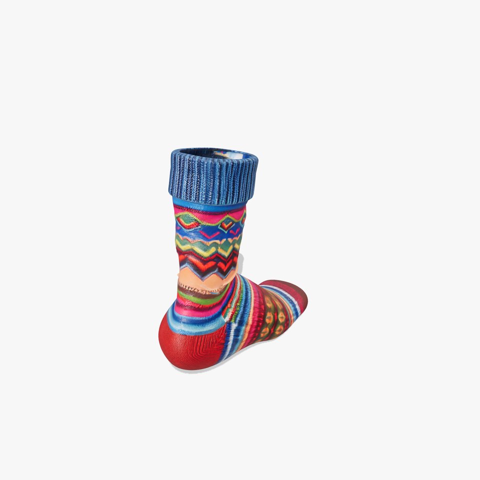 Vibrant Patterned Sock Model Pack