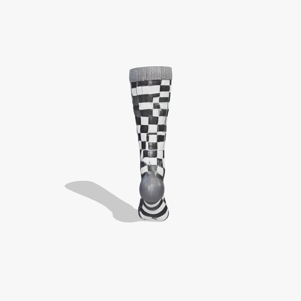 Checkered Sock D Model Pack  High Detail
