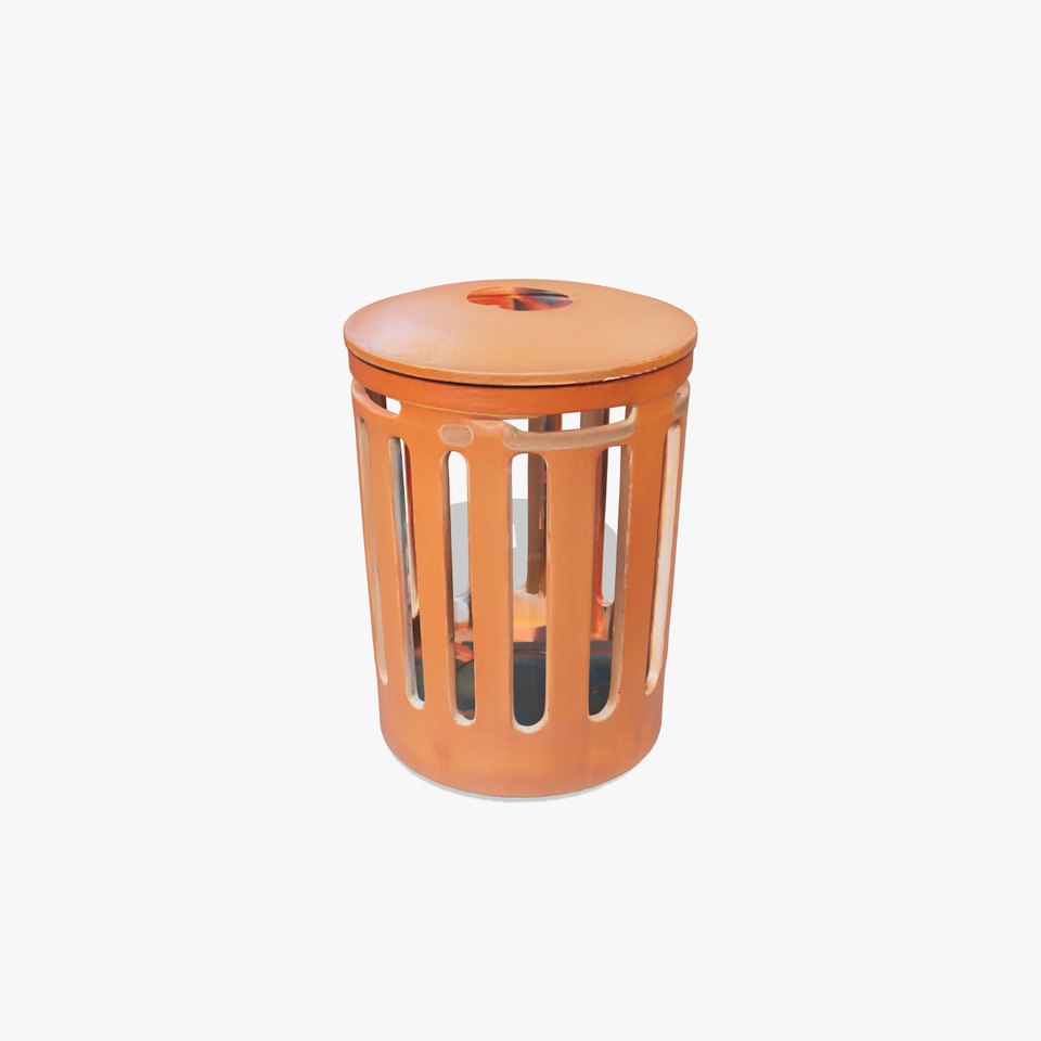 Outdoor Trash Bin Model Pack for Urban Environments