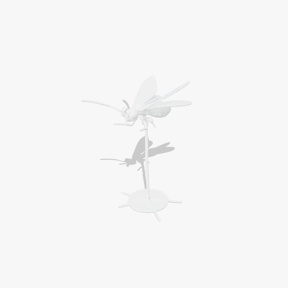 Metallic Insect Sculpture Model Pack