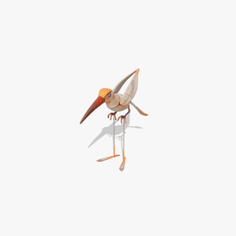 Vintage Bird Sculpture Model Pack