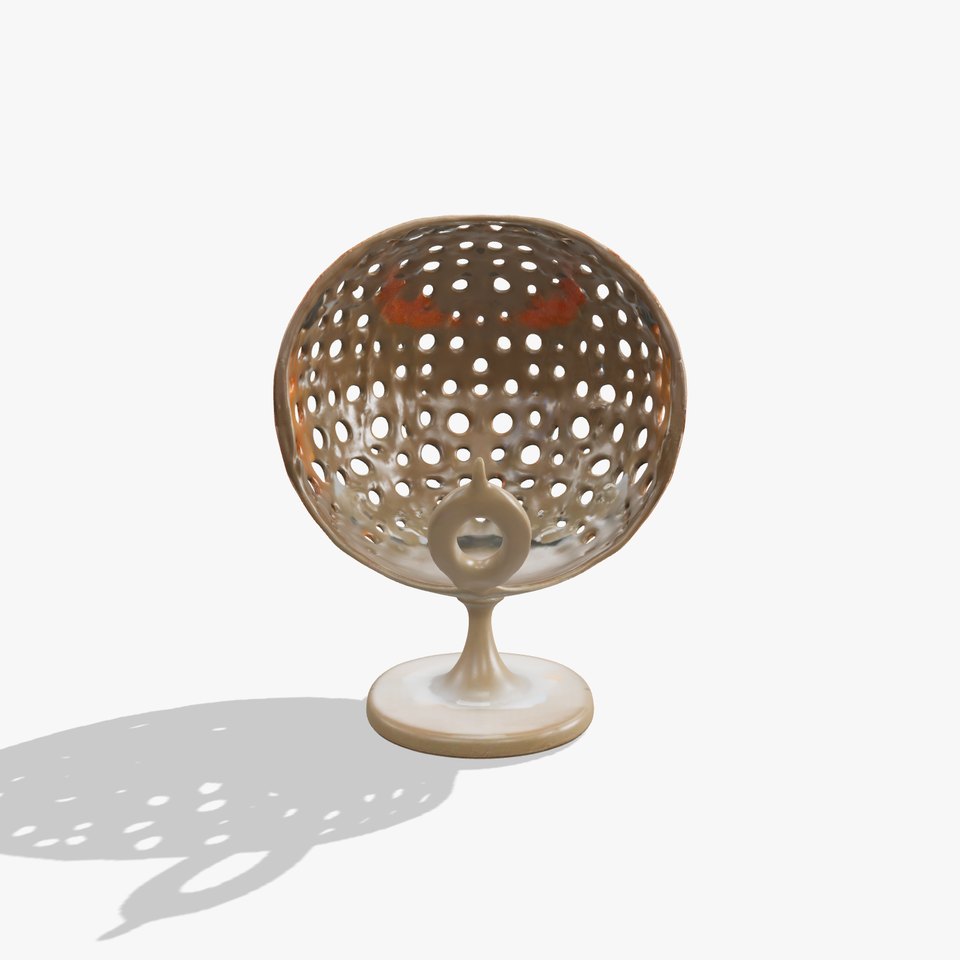 Perforated Metal Sphere Decor Model Pack