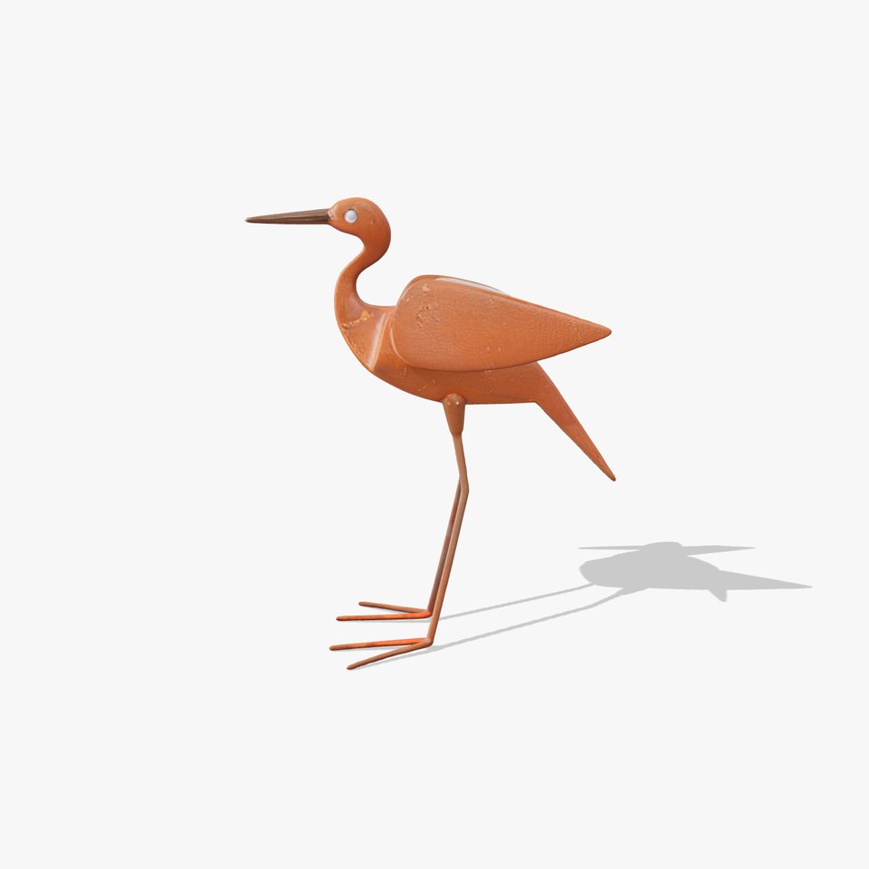 Abstract Bird Sculpture Model Pack