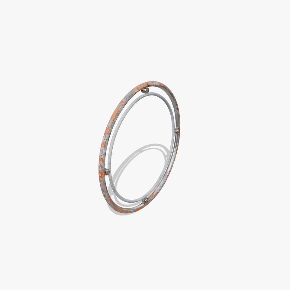 Rustic Metal Ring Structure Model Pack