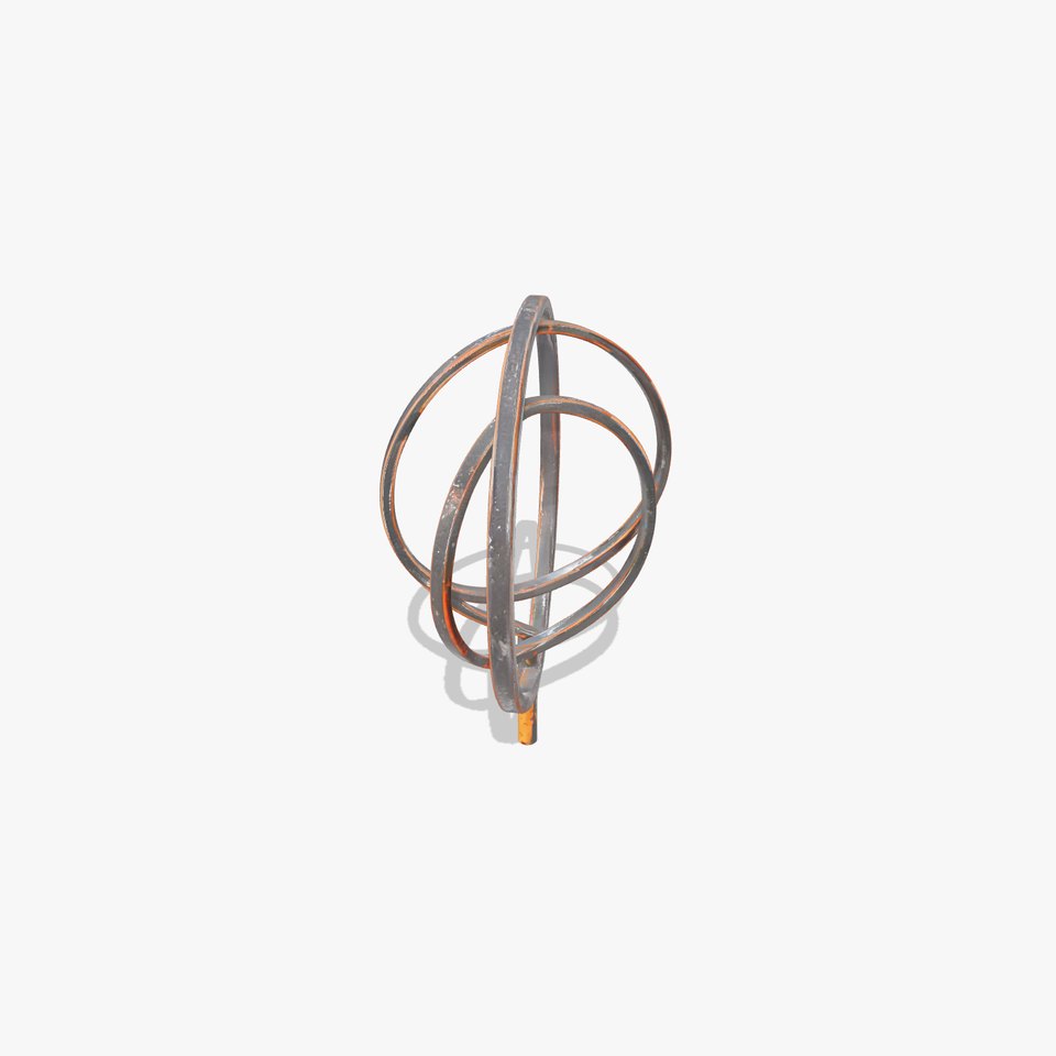 Metal Sculpture Rings Model Pack