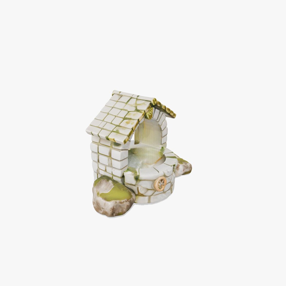 Stone Wishing Well D Model Pack