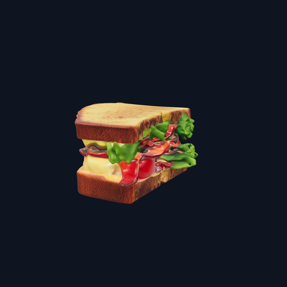 Realistic Sandwich Model Pack