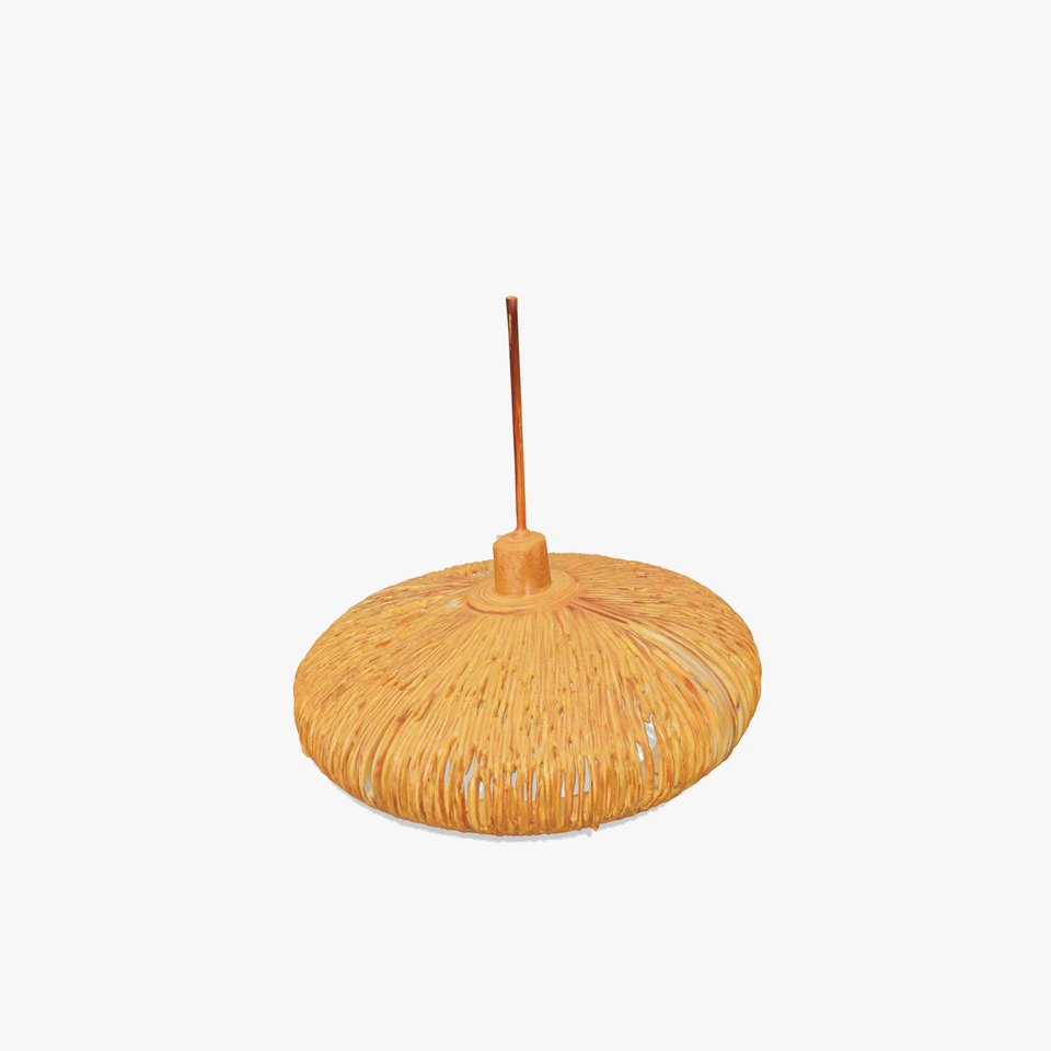 Elegant Bamboo Pendant Lamp model pack for interior design