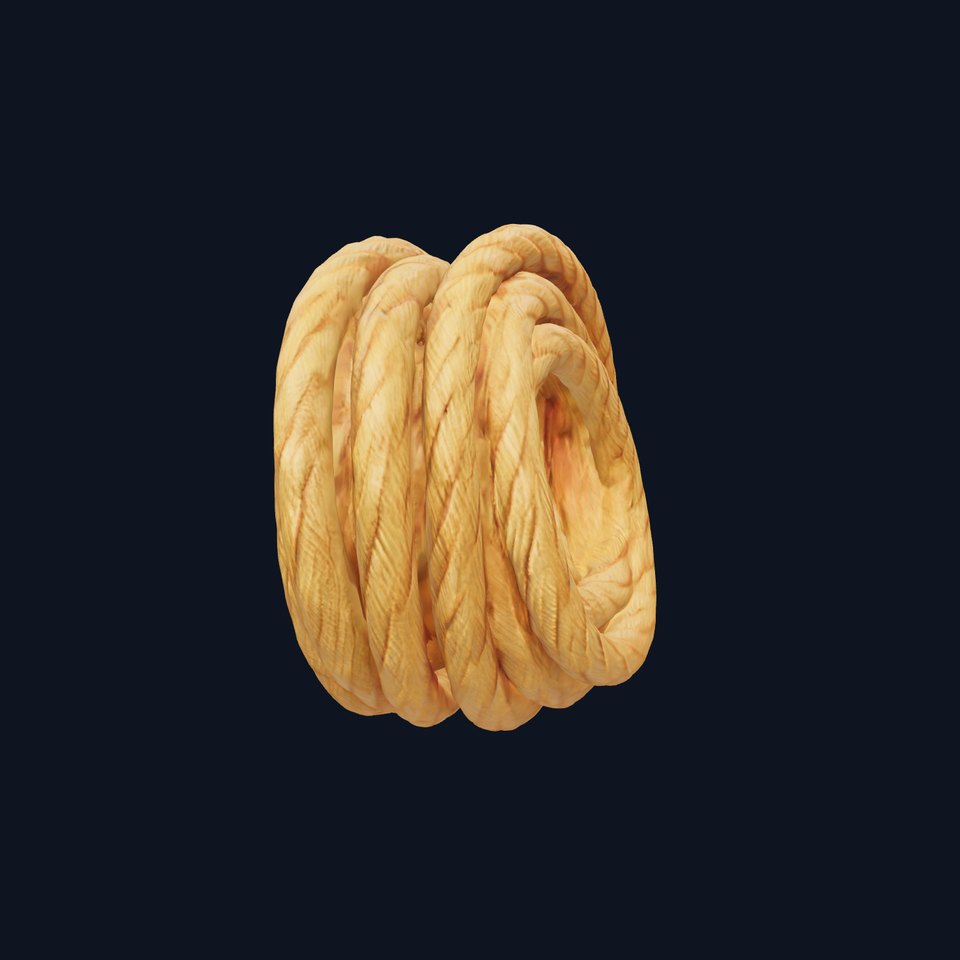 Coiled Rope Model Pack with Detailed Textures