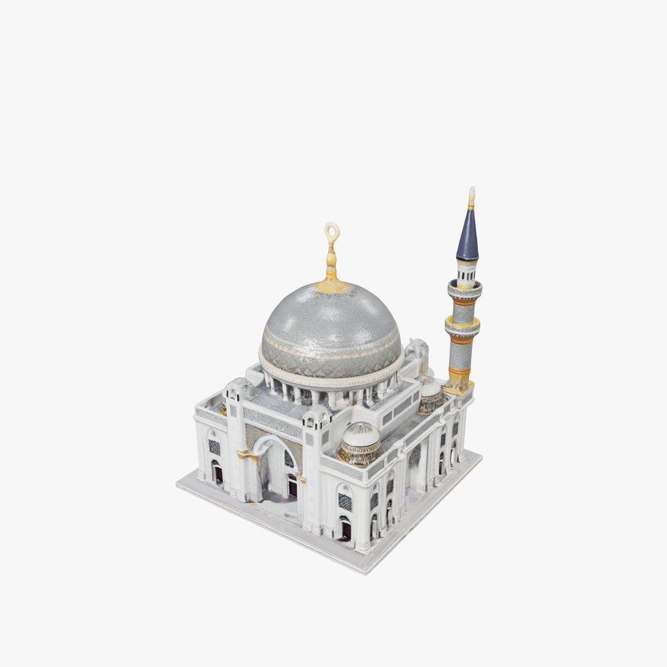 Majestic Mosque Architecture Model Pack