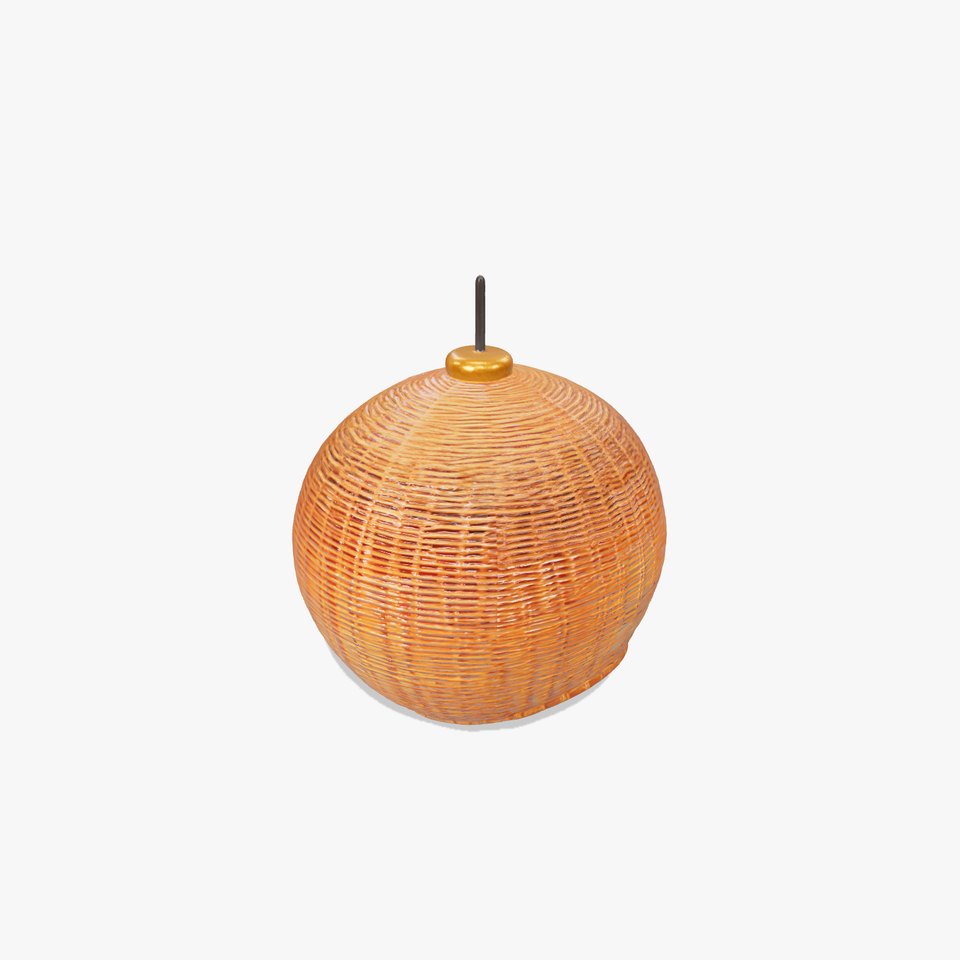 Wicker Pendant Light model pack for interior decoration