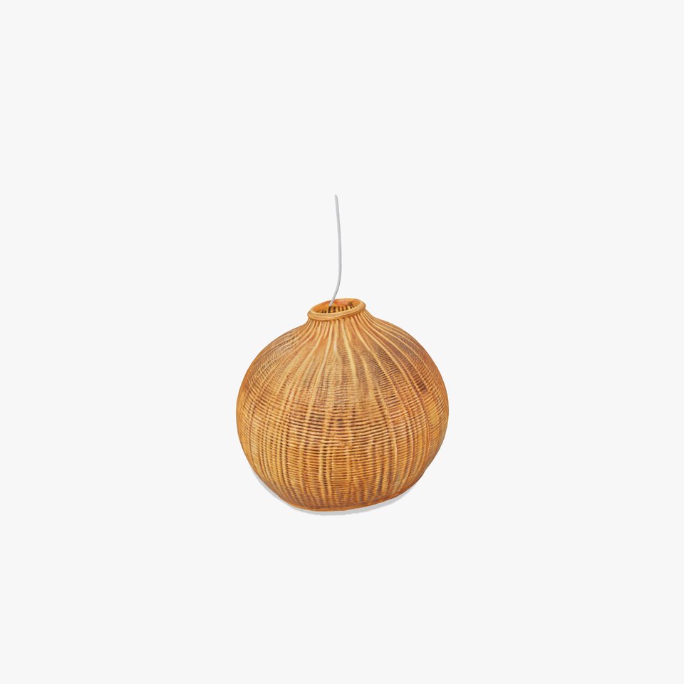 Wicker Pendant Lamp Model Pack