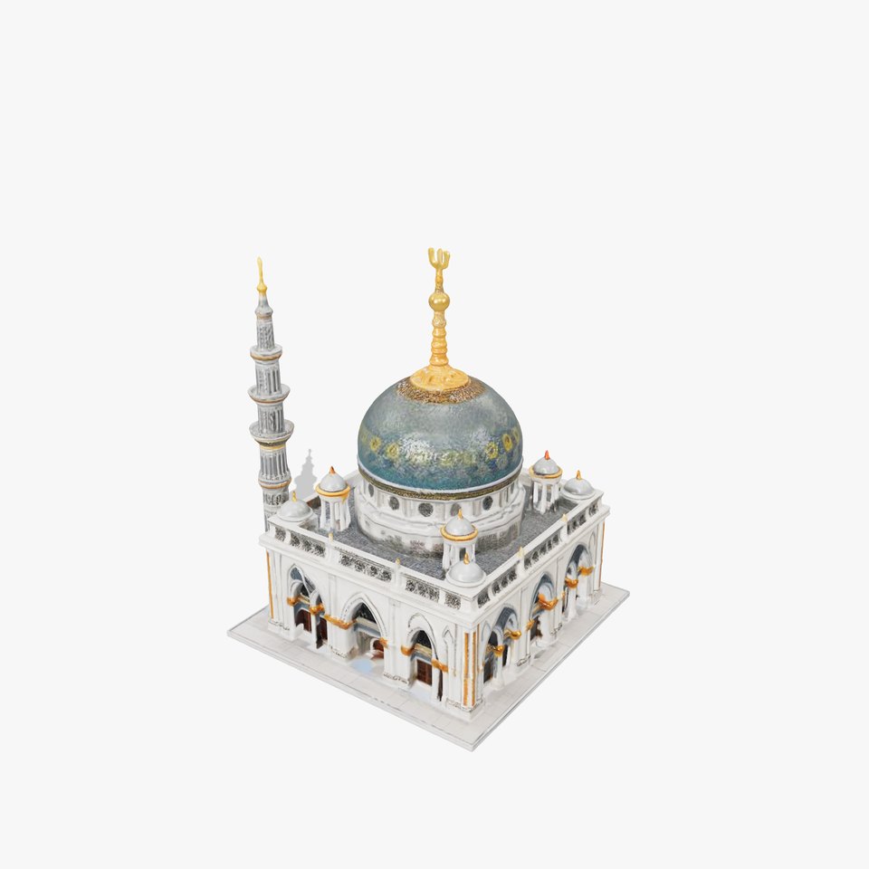 Ornate Mosque Architecture Model Pack
