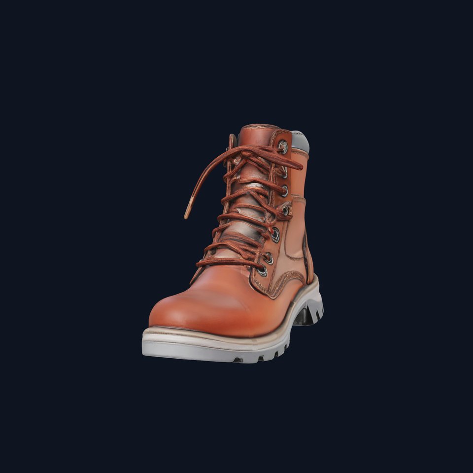 Leather Boot Model Pack with Detailed Textures
