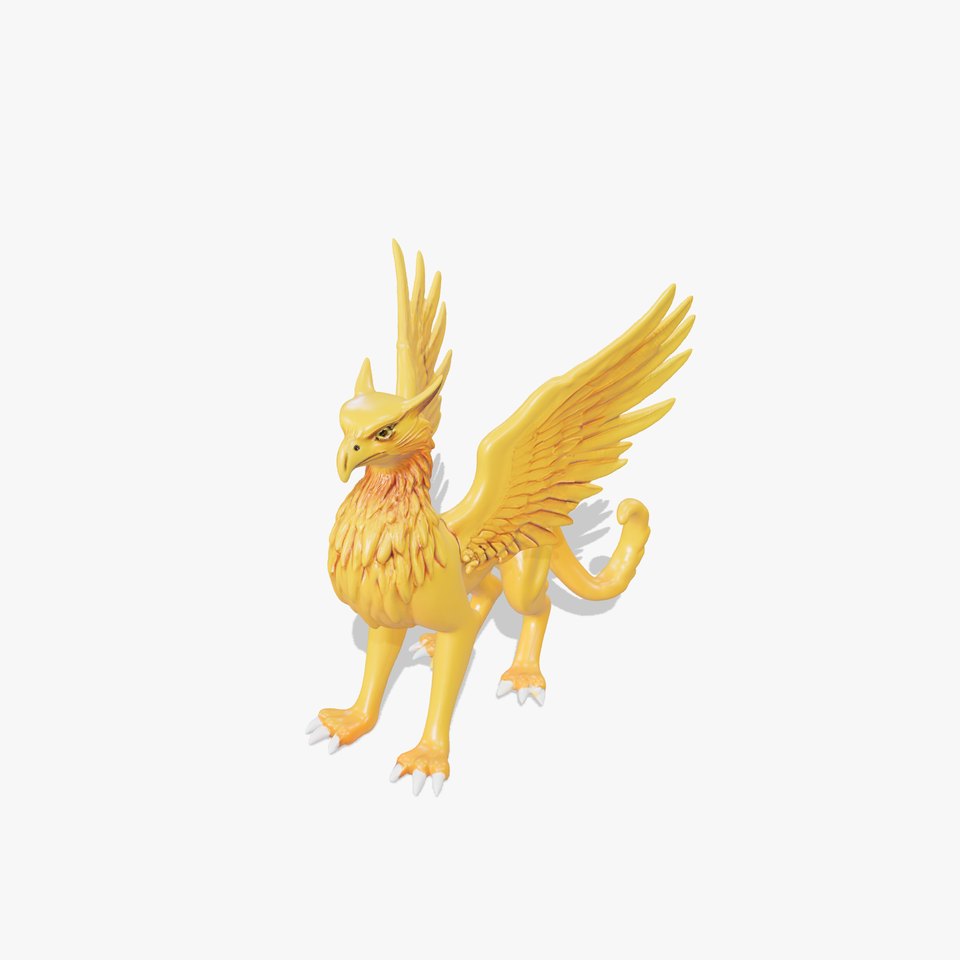 Golden Griffin Model Pack for Game and Animation