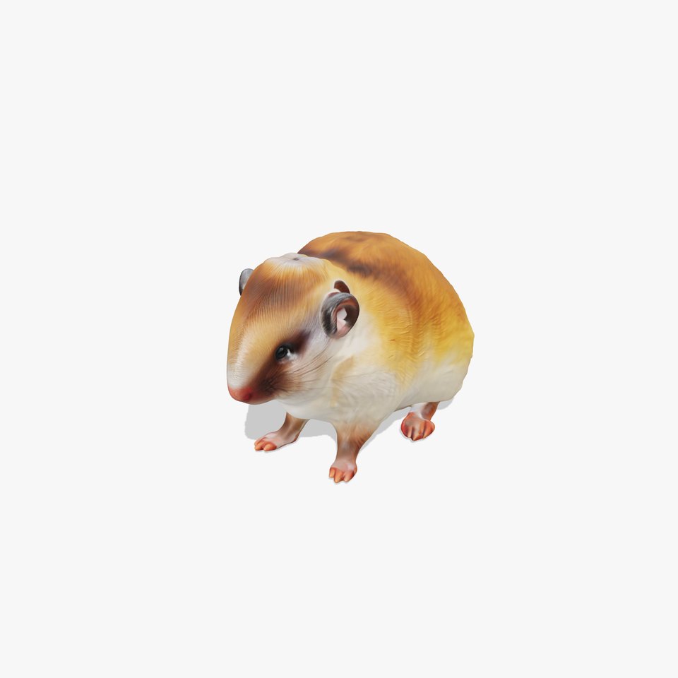 Cute Animal Model Pack for D Rendering and Game Development