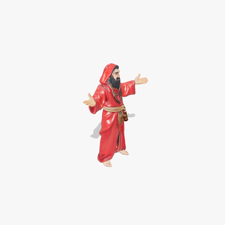 Mystical Wizard Character Model Rigged and Animated