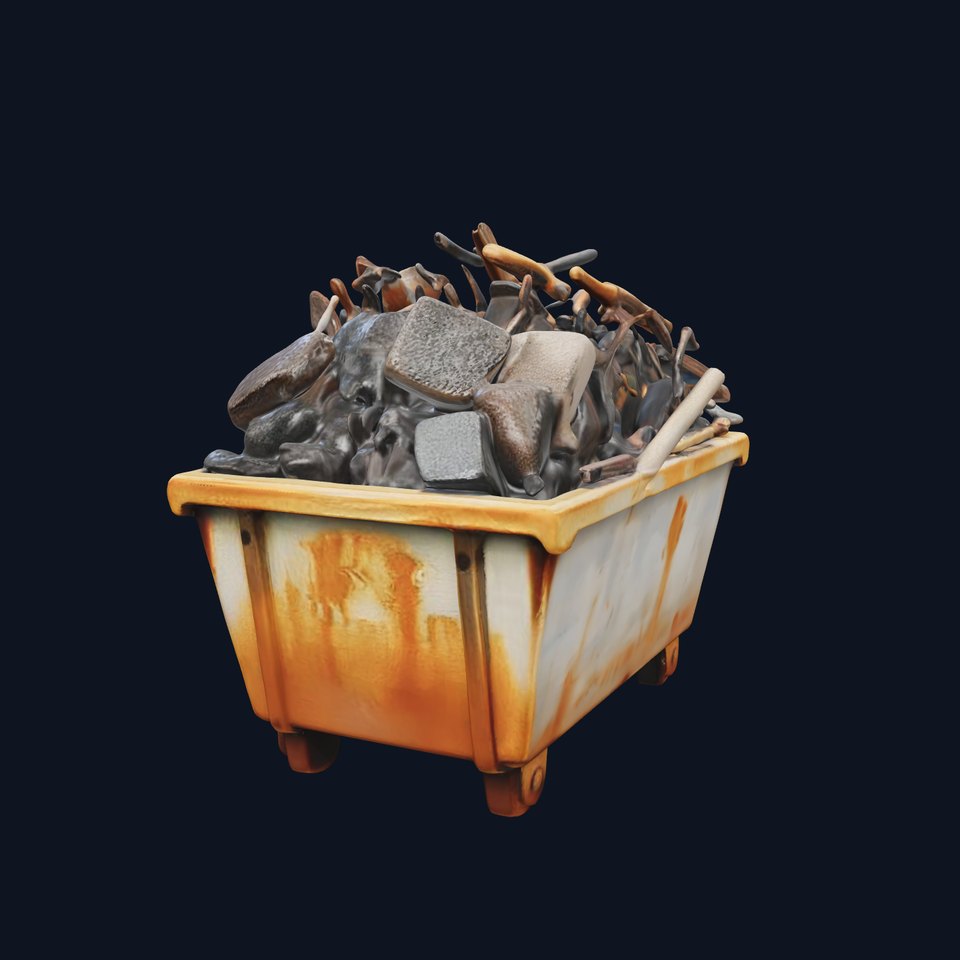 Construction Debris Container Model Pack